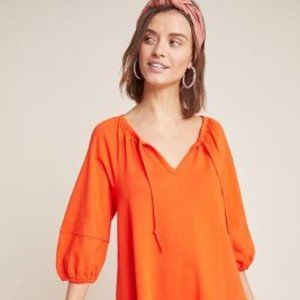 Anthropologie Anais Tunic Dress - Orange